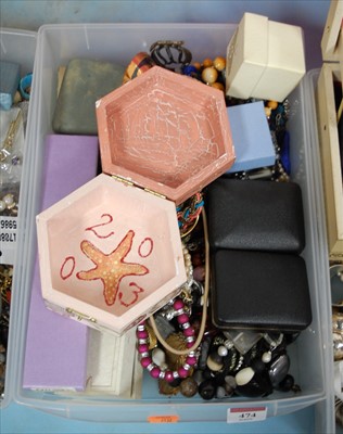 Lot 474 - A box of miscellaneous modern costume...