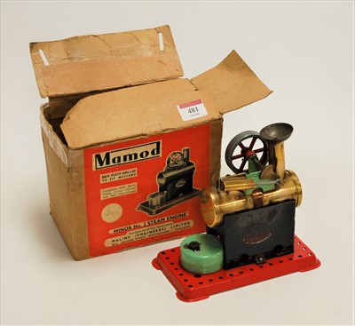 Lot 481 - A Mamod Minor No.2 stationiary steam engine,...