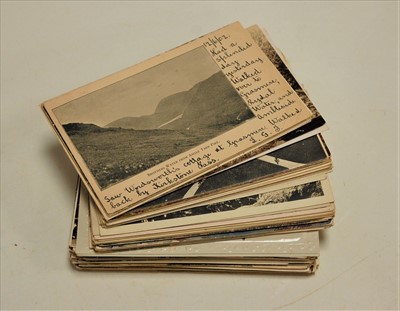 Lot 485 - A collection of Edwardian and later postcards,...
