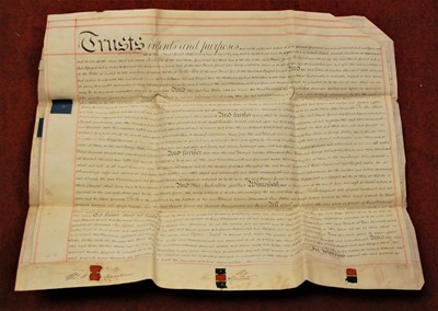 Lot 543 - A William IV indenture, dated 13th April 1832