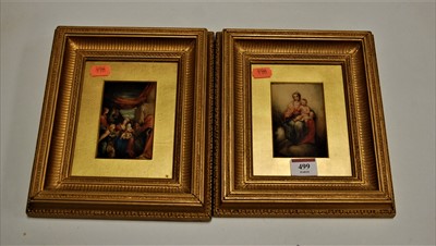 Lot 499 - Continental school,19th century, Mother and...