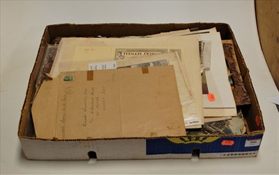 Lot 506 - A Victorian leather bound scrap album and...