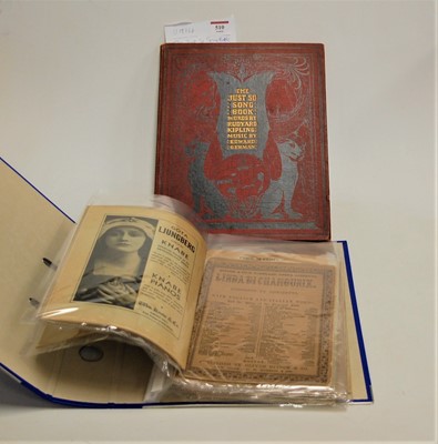 Lot 528 - The Just So Songbook 1914, together with a...