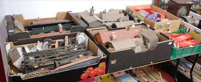 Lot 575 - A collection of 00 gauge scenery, to include...