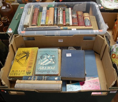 Lot 525 - Two boxes of miscellaneous books to include...