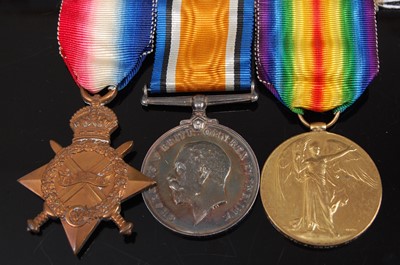 Lot 196 - A WW I trio to include