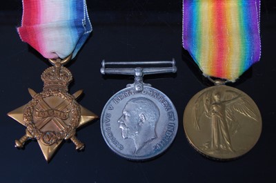 Lot 210 - A WW I trio to include