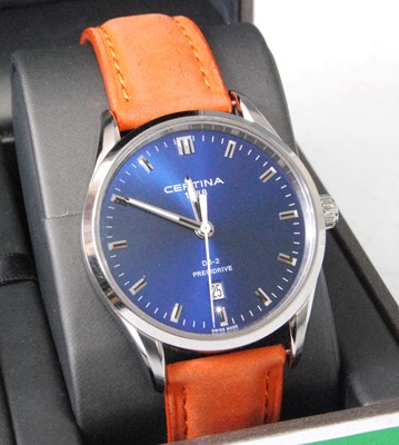 Lot 2013 - A gent's Tina steel cased DS-2 Precidrive...
