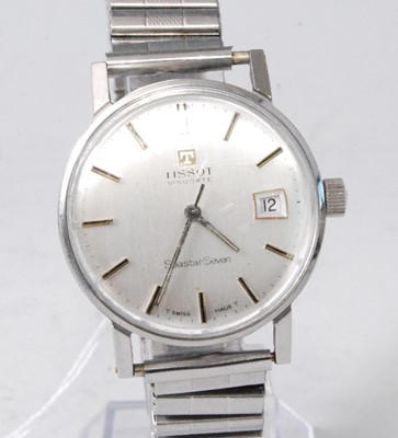 Lot 2126 - A gent's Tissot Visodate Seastar 7 steel cased...