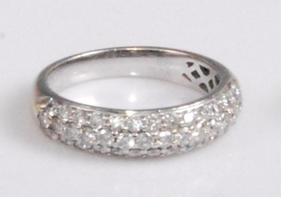Lot 2097 - A contemporary 18ct yellow and white gold...