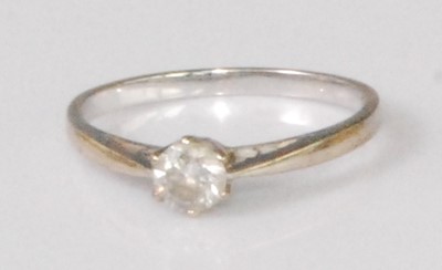 Lot 2270 - A contemporary 18ct white gold diamond...
