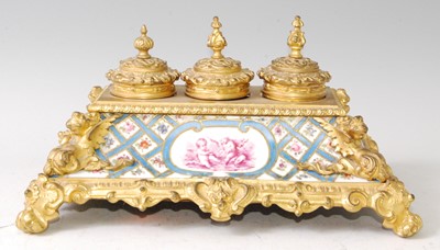 Lot 1333 - A 19th century French gilt bronze and...