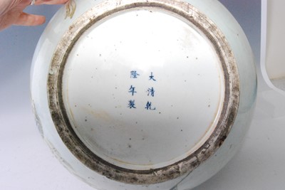 Lot 1348 - A large Chinese famille rose 'deer' vase, of...