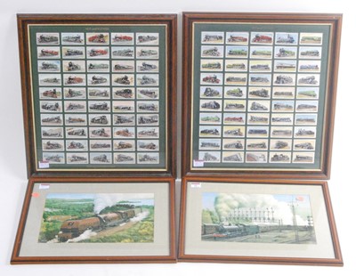 Lot 21 - A collection of railway pictures and prints,...