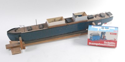 Lot 23 - A home-made scratch built wooden model of a...