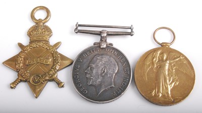 Lot 142 - A WW I trio to include