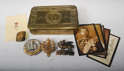Lot 8 - A WW I Princess Mary Christmas gift tin
