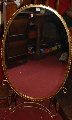 Lot 1122 - A contemporary gilt metal ropetwist decorated...