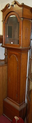 Lot 1141 - An early 19th century provincial oak longcase...