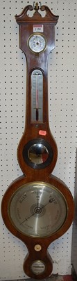 Lot 1150 - A 19th century mahogany and satinwood strung...
