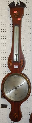 Lot 1155 - A 19th century mahogany and conch-shell...