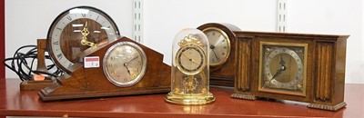 Lot 2 - A Schatz lacquered brass miniature eight day...