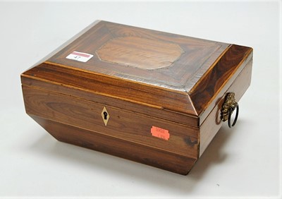 Lot 47 - An early 19th century rosewood and marquetry...