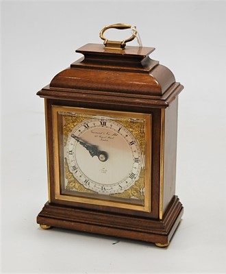 Lot 54 - A mahogany cased Elliot mantel clock, retailed...
