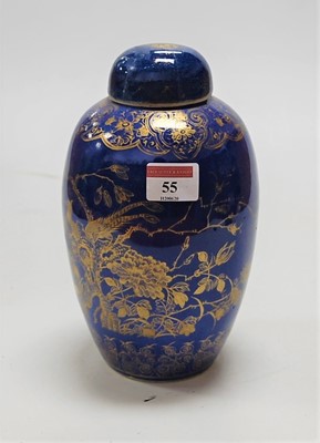 Lot 55 - A Japanese stoneware jar and cover, of...