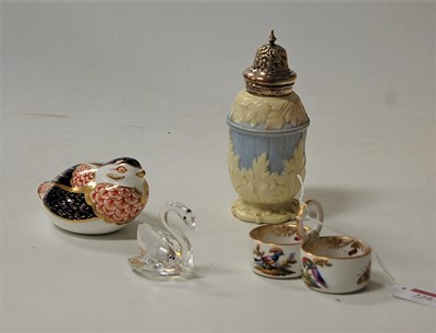Lot 229 - An Augustus Rex porcelain two-section table...