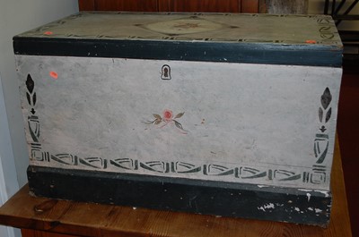 Lot 1193 - An early 20th century and later painted pine...