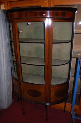 Lot 1208 - An Edwardian mahogany and boxwood strung...