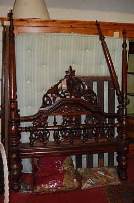 Lot 1209 - A late 19th century, possibly Colonial, floral...