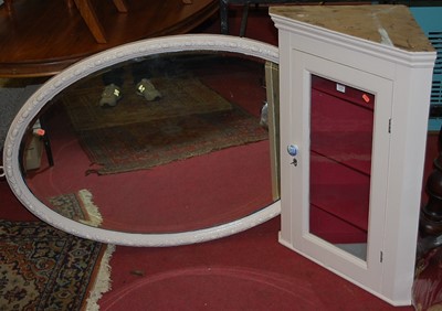 Lot 1210 - An early 20th century painted pine single door...