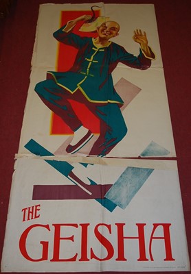 Lot 1212 - A large early 20th century colour lithographic...