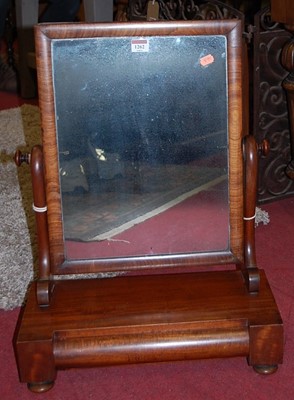 Lot 1262 - A Victorian mahogany square swing dressing...