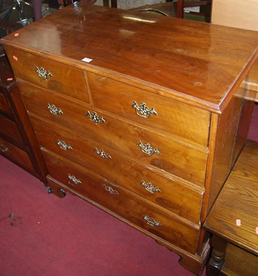 Lot 1372 - A 19th century figured walnut squarefront...