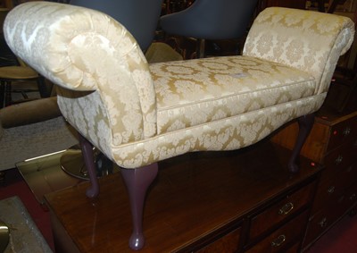 Lot 1373 - A contemporary Regency style floral silk...