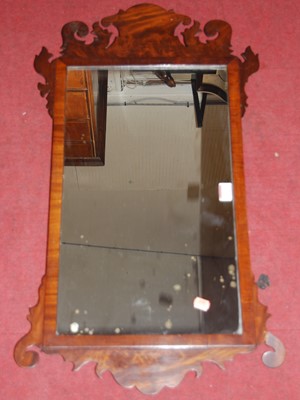 Lot 1374 - A 19th century mahogany fret carved...
