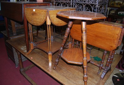 Lot 1376 - A 19th century mahogany Pembroke table, having...