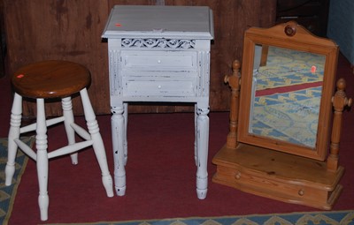Lot 1406 - Occasional furniture, to include; a French...