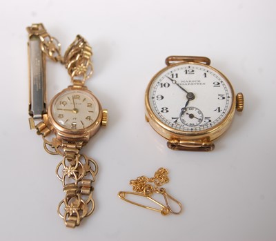 Lot 366 - A lady's 14ct gold Marsch Sigaretten...