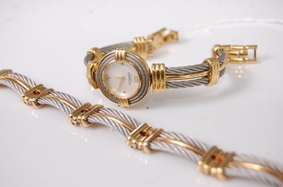 Lot 406 - A Michelle Herbelin lady's bi-metal quartz...