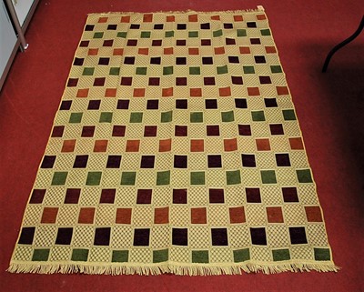 Lot 143 - A modern Chinese embroidered tablecloth