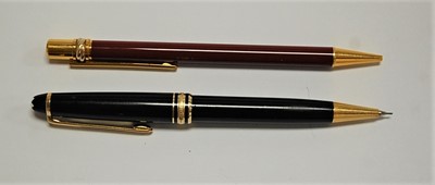 Lot 477 - A Mont Blanc Meisterstruck propelling pencil;...