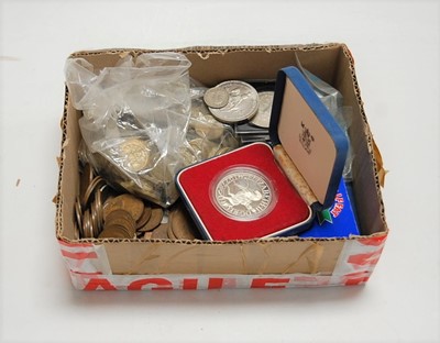 Lot 497 - A collection of miscellaneous British coinage,...