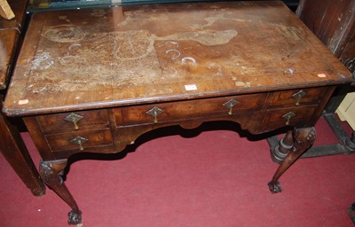 Lot 1249 - An early 20th century figured walnut and...