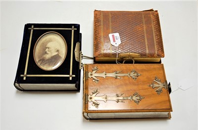 Lot 453 - A late Victorian walnut and metal bound...