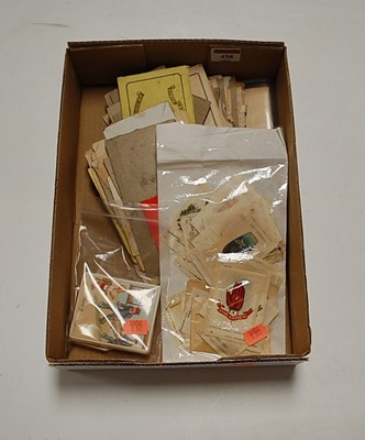 Lot 458 - A collection of assorted cigarette cards and...