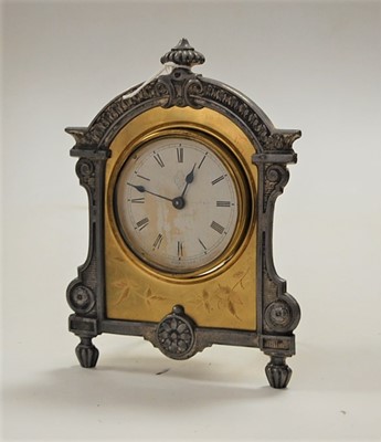 Lot 516 - A British United Clock Company brass and...
